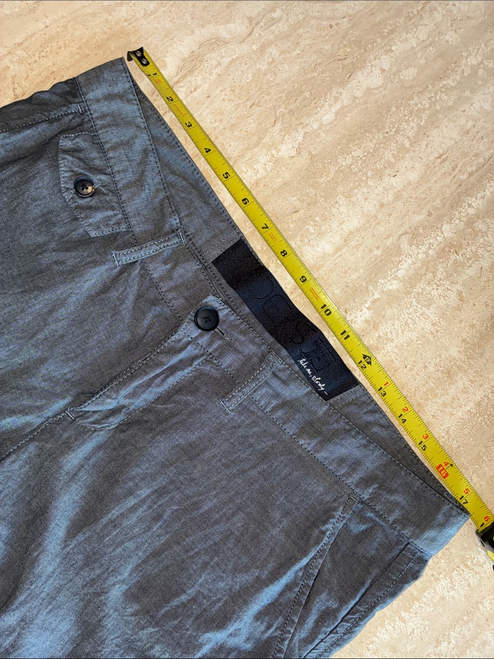 Joe's Jeans cotton pants, women 30, Gray, straight leg, pockets, cropped EUC - Picture 10 of 13